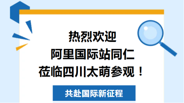 【太萌資訊】熱烈歡迎阿里國際站同仁蒞臨四川太萌參觀！